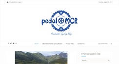 Desktop Screenshot of pedalmcr.org.uk